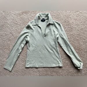 2000s Express Green Long Sleeve